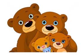 Una Famiglia Molto Unita Immagini Disegno Per Bambini Orso