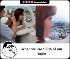 Now that it's failed twice it is now in quantum superposition and will likely go in regardless of side. Flaughingcolours When We Use 100 Of Our Brain Brain Meme On Esmemes Com
