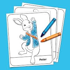 Peter Rabbit Coloring Pack Peter Rabbit Birthday Peter Rabbit Gifts Peter Rabbit Theme Party