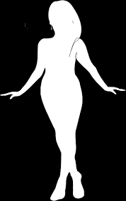 8 march design template with woman face and greeting text. Curvy Woman Silhouette Hi Clipart Girl Silhouette White Png Full Size Png Download Seekpng