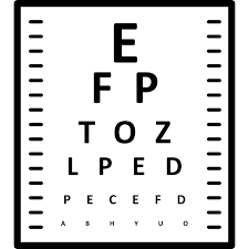 eye chart free medical icons