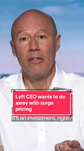 #Lyft #CEO David Risher wants to do away with #surgepricing — He spoke to  Ed Ludlow about the company's Price Lock feature, which allows commuters  the ability to lock in a price