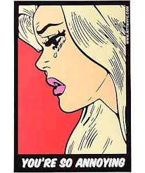 Married To The Mob Youre So Annoying Sticker Zumiez Sticker Pop Art Comic Illustrations And Posters