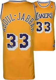 Authentic Black And Yellow Lakers Jersey Kareem Abdul Jabbar Lakers Autographed Gold Adidas Swingman Jersey Fanatics Basketball Los Angeles Lakers Kareem Abdul Jabbar Lakers