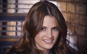 To achieve a milk chocolate brown, like hill's here, jaxcee says she'd use golden and copper tones. Picture Stana Katic Brown Haired Smile Face Hair Girls Celebrities