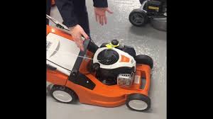 The 21 deck cuts a wi. Stihl Rm 443 T Lawn Mower Overview Fraser C Robb Youtube