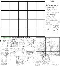 Original Mona Lisa Grid Enlargement Game For Studio Art Leonardo Da Vinci Portrait Art Worksheets Art Lessons