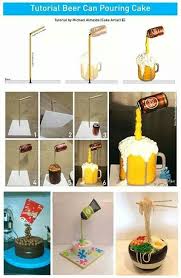 Biertorte Bierkuchen Tortendeko Schwebekuchen