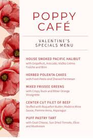 Un menu aux saveurs épicées. Valentine S Day Menu Templates Musthavemenus