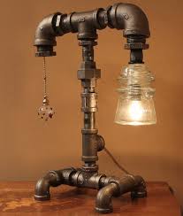 If using a pipe thread sealant tape, wrap it around the threads and insert into the fitting. 16 Sculptural Industrial Diy Pipe Lamp Design Ideas Able To Transform Your Decor