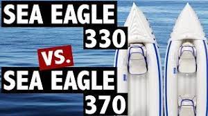 Although it weighs just 26 pounds, it can hold two adults up to a maximum of 500 pounds. Sea Eagle 330 Vs 370 Inflatable Kayak Youtube