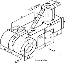 Pin On Orthographic Projection Machine Drawing