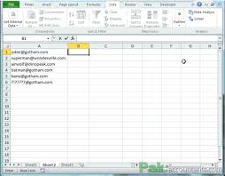 Splitting Extracting Username And Domain Name In Email Address Using Excel Left And Find Function Explained Pakaccountants Com