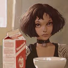Short Hair Mathilda Pop Art Movie Art Illustration