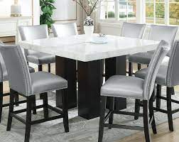 One (1) counter height table assembly is required read more Camila Square Table Top W Counter Table Base Cleo S Furniture