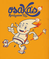 Osaka Marshmellow Kid Mascot Japan Character Design Vintage Japanese Japanese Graphic Design