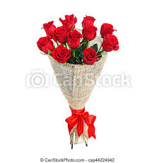 Un bouquet de roses époustouflant ! Bouquet Roses Fleur Rouges Fleur Roses Bouquet Isole Arriere Plan Blanc Rouge Canstock
