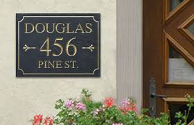 With a set of modern house numbers. The Stone Mill