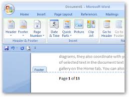 Add Page Numbers To Documents In Word 2007 2010 Word 2007 Words Ads
