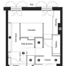 Petit Appartement Deux Chambres Dans 27m2 Petit Appartement Appartements Deux Chambres Plans Petits Appartement