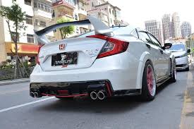 Cool Bodykit Factory Pu Type R Style Car Bumper Body Kit For Honda Civic 10th Generation Sedan 4 Door 2016 2017 More Detailed Pr Civic Sedan Civic Honda Civic