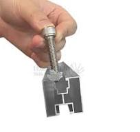 China Solar Aluminum Sliding Block With Spring Ball M8 Nut ...