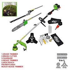 Bmc Wolf 26cc Petrol Hedge Trimmer Brush Cutter Strimmer Chainsaw Multi Function Garden Tools Garden Power Tools Hedge Trimmers