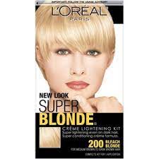 The idea of going blonde sounds so exciting. L Oreal Paris Super Blonde Lightening Kit 200 Bleach Blonde Cvs Pharmacy