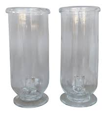 Are you searching for a nice and useful candle holder? Vintage Tall Hurricane Candle Holders A Pair Chairish