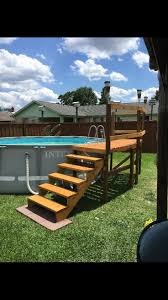Pallet Deck Done By Dereck Pallet Deck Done By Dereck The Post Pallet Deck Done By Dereck Appeared Backyard Pool Landscaping Pallet Pool Swimming Pool Decks