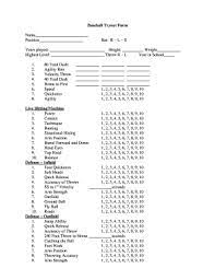 Great to begin conversations with players and work towards goals for the coming season. Softball Evaluation Form Fill Online Printable Fillable Blank Pdffiller