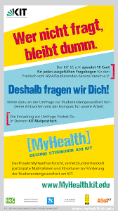 Myhealth is a secure/confidential student portal that can easily be accessed via any device with. Hochschulsport Des Kit Der Hochschulsport News Und Veranstaltungen Myhealth Studierendenbefragung Zum Thema Gesundheit