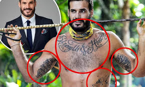 While visiting inked nyc this week, cannon was had his neck and chest tattooed by inked nyc resident artist maria garza and sherri austria. See All Of New Bachelor Star Locklan Gilbert S Extensive Tattoo Collection Daily Mail Online