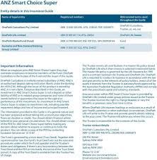 The anz smart choice insurance guide that applies to you will depend on the insurance arrangement applicable for your employer plan. Anz Smart Choice Super Insurance Guide For Employers And Their Employees Pdf Free Download