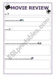 ‐ 'elizabeth' is a film based on the life of queen elizabeth i. Movie Review Esl Worksheet By Denipinheiro