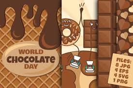 Download World Chocolate Day Set Graphic By Barsrsind Creative Fabrica In 2020 Chocolate Day Chocolate International Chocolate Day SVG Cut Files