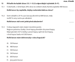 Lf uk, jsem studentkou zdravotnické střední školy a potřebovala bych doučit na přijímací řízení. Reseni Prijimaciho Testu Z Matematiky Na Stredni Skoly 2019 2 Termin Statniprijimacky Cz