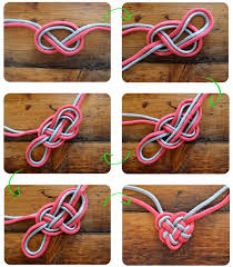 Diy Celtic Heart Knot Necklace Collier Ficelle A Noeud En Coeur Celtic Heart Knot Heart Knot Jewelry Crafts