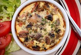 Clafoutis Aux Champignons Et Lardon Leger Plat Et Recette Recettes De Cuisine Recette Recette Minceur Rapide
