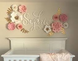 Wall Letters Wall Hanging Wooden Name Painted Name Nursery Name Sign Wooden Name Wood Sign Wall Decor Baby Room Wall Baby Girls Nursery Girl Nursery