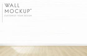 Download Empty Room With A White Wall Mockup For Free Empty Room White Walls Framed Wedding Photos