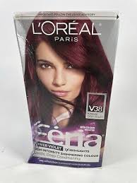 Loreal Feria Shimmering Power Violet Hair Color V38 INTENSE DEEP VIOLET