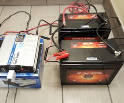 Diy Size Build A Battery Power Backup Generator W 12v Deep Cycle Batteries Backup Generator Battery Generator Power Backup