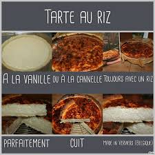 Tarte Au Riz De Verviers Tous En Cuisine Avec Nadine Tarte Au Riz Alimentation Cuisine