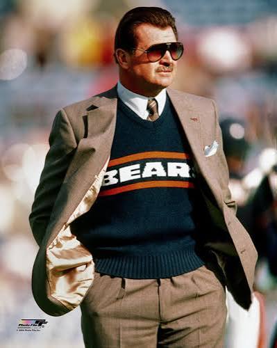 Mike Ditka COACH DITKA 1985 Chicago Bears at Soldier FIeld Premium POSTER  Print
