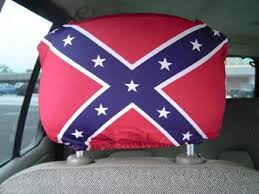 First flown aboard one of the first ships in the united states navy, the alfred, on january 4th, 1776 making it the oldest recorded flag of the united states. Rebel Flag Head Rest Cover