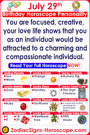 July 29 Birthday Horoscope Personality Birthday Horoscope July 25 Zodiac Birthday Personality