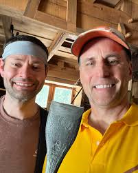 Swipe through to see the AMAZING custom chisel @mr_chickadee1 made for me!  It's a work of art and goes through wood like a hot knife through butter!  #blacksmith #chisel #timberframing #forge #anvil #