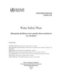 Increase your chances on getting hired with a professional resume. Https Www Who Int Water Sanitation Health Dwq Wsp170805 Pdf
