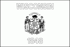 Check out this wisconsin state bird coloring page featuring the robin, read the fun facts about this free printable state of wisconsin coloring pages showing state history, demographics, and points of. Wisconsin State Flag Coloring Page Coloring Home